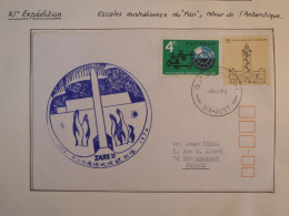 DB23 JAPAN  BELLE BELLE LETTRE  RR 1970 XI EXPEDITION POLE SUD .ANTARTIQUE    +A STE ADRESSE  FRANCE +AFFR INTERESSANT++ - Storia Postale