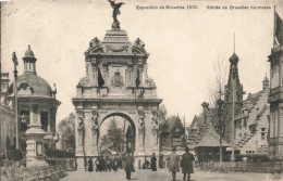 BELGIQUE - Exposition Universelle De Bruxelles 1910 - Entrée De Bruxelles Kermesse - Carte Postale Ancienne - Exposiciones Universales
