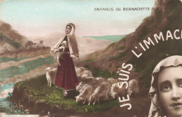 ARTS - Peintures Et Tableaux -  Enfance De Bernadette - Carte Postale Ancienne - Peintures & Tableaux
