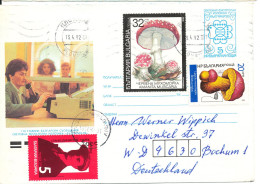 Bulgaria Uprated Postal Stationery Cover Sent To Germany 13-4-1992 - Enveloppes