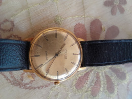 Montre Mécanique Très Rare URSS, 23 Rubis Plaqué Or Au10, Marque Osxar - Watches: Old