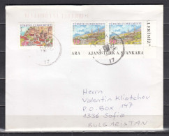 Turkey 2007/11 - View Of Provincial Capitals, Letter Travel To Sofia - Lettres & Documents