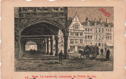 BELGIQUE - Ypres - Le Nieuwer - Colonnade De L'hôtel De Ville - Carte Postale Ancienne - Andere & Zonder Classificatie