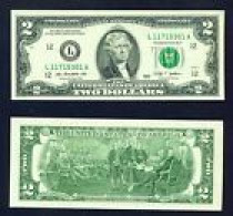 UNITED STATES - 2009 2 Dollars Series L California UNC - Biljetten Van De Verenigde Staten (1928-1953)