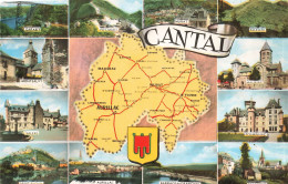 FRANCE - Cantal - Multivues - Colorisé - Carte Postale Ancienne - Sonstige & Ohne Zuordnung