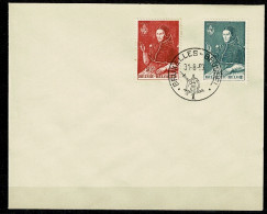 1959 1109/1110 FDC (Bruxs) : Adrianus VI - 1951-1960