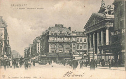 BELGIQUE - Bruxelles - La Bourse - Boulevard Anspach - Carte Postale Ancienne - Monumenti, Edifici