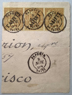 Tahiti YT 14 RARE FAUX DE CARION Pour Tromper Collectionneurs Et Poste ! Cad Authentique PAPEETE 1894 (forgery - Oblitérés