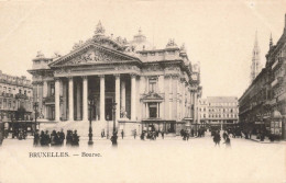 BELGIQUE - Bruxelles - La Bourse - Carte Postale Ancienne - Monuments, édifices