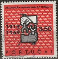 PORTUGAL 1969 50th Anniversary Of ILO - 3e50 - ILO Emblem FU - Oblitérés