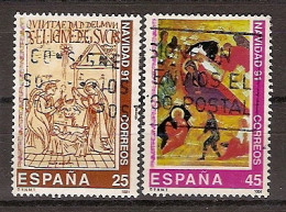 España U 3142/3143 (o) Navidad. 1991 - Oblitérés