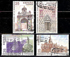 España U 3146/3149 (o) Patrimonio. 1991 - Usati