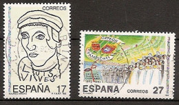 España U 3224/3225 (o) Efemerides. 1992 - Oblitérés