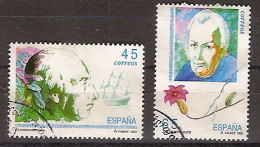 España U 3267/3268 (o) Personajes. 1993 - Gebruikt