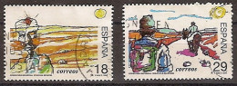 España U 3303/3304 (o) Literatura. 1994 - Oblitérés