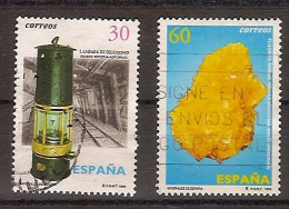 España U 3408/3409 (o) Minerales. 1996 - Gebraucht