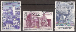 España U 3453/3455 (o) Patrimonio. 1996 - Used Stamps