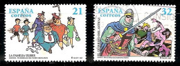 España U 3486/3487 (o) Comics. 1997 - Usados