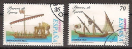 España U 3540/3541 (o) Barcos. 1998 - Gebruikt