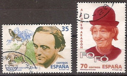 España U 3546/3547 (o) Personajes. 1998 - Used Stamps