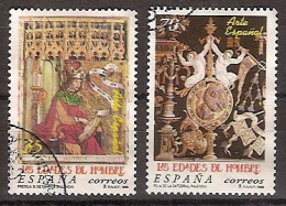 España U 3630/3631 (o) Edades Del Hombre. 1999 - Used Stamps