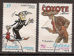 España U 3645/3646 (o) Comics. 1999 - Used Stamps