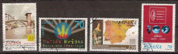 España U 3651/3654 (o) Centenarios. 1999 - Used Stamps