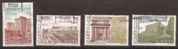 España U 3785/3788 (o) Castillos. 2000 - Used Stamps