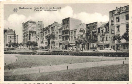 BELGIQUE - Blankenberge - Coin Parc Et Rue Léopold - Carte Postale Ancienne - Blankenberge