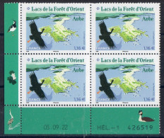 2022 - COIN DATE  05.09.22  De  4ex à 1.16 €  " LACS DE LA FORET D'ORIENT - Aube "  Illustré-neuf** - 2020-…