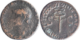 ROME - As - TIBERE - 36-37 AD - Caducée - RIC.65 - 14-201 - Die Julio-Claudische Dynastie (-27 / 69)