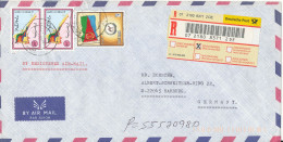 Eritrea Registered Air Mail Cover Sent To Germany 9-12-2001 - Eritrea