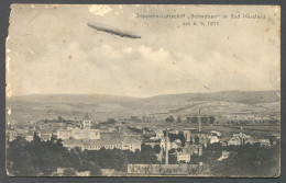 BAD HERSFELD GERMANY, LUFTSCHIFF ZEPPELIN AIRSHIP, OLD PC - Bad Hersfeld