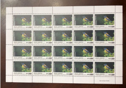 P) 2023 ARGENTINA, PATAGONIA BIRD, ENDEMIC SPECIES, FULL SHEET, MNH - Autres & Non Classés