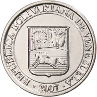 Monnaie, Venezuela, 25 Centimos, 2007, Maracay, FDC, Nickel Plaqué Acier, KM:91 - Venezuela