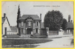 CPA MIGNERETTE Mairie Et Ecole - 1940 - Altri & Non Classificati