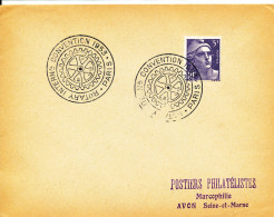 France Cover Paris 21-5-1953 Rotary International Convention 1953 - Lettres & Documents