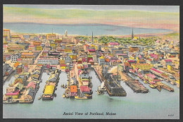 Portland  Maine - C.P.A. Aerial View Of Portland Maine - Uncirculated - Non Circulée - Portland