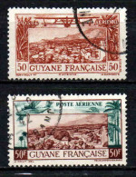 Guyane - 1942 -  Tb Antérieurs Sans RF  -  PA 20/21 - Oblit - Used - Oblitérés