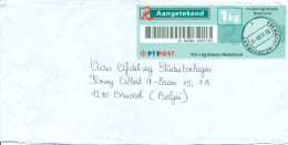 Aangetekend PTTPOST T/m 1 Kg Binnen Nederland Met Stempel Koewacht Nieuwstraat - Vignette [ATM]