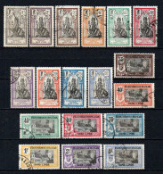 Inde - 1914 - Aspects Des Indes - N° 25 à 42 - Oblit - Used - Used Stamps