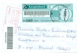 Aangetekend TNTPOST T/m 5 Kg Binnen Nederland - Viñetas De Franqueo [ATM]