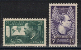 YV 337 & 338 N* MH , Mermoz Cote 6,50 Euros - Unused Stamps