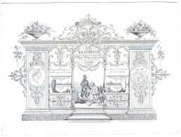 Belgique "Carte Porcelaine" Porseleinkaart, R.D. Antheunis, Maitre Bottier, Gand, Gent, Dim177x132mm - Porzellan