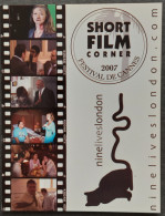 Carte Postale - Nineliveslondon (film - Cinéma - Affiche) Short Film Corner 2007 Festival De Cannes - Affiches Sur Carte