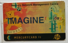 UK Mercury £1 20MERB MINT - Imagine Fun Day - Mercury Communications & Paytelco