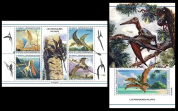 Guinea  2023 Flying Dinosaurs. (209) OFFICIAL ISSUE - Prehistorics