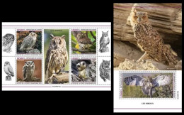 Guinea  2023 Owls. (219) OFFICIAL ISSUE - Owls