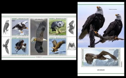 Guinea  2023 Eagles. (221) OFFICIAL ISSUE - Aigles & Rapaces Diurnes