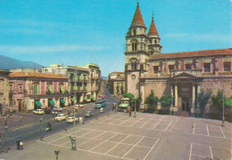 ACIREALE - CATANIA - STAZIONE DI CURA - PIAZZA DUOMO E CORSO SAVOIA - AUTO - BUS / AUTOBUS / PULMAN / CORRIERA - 1966 - Acireale